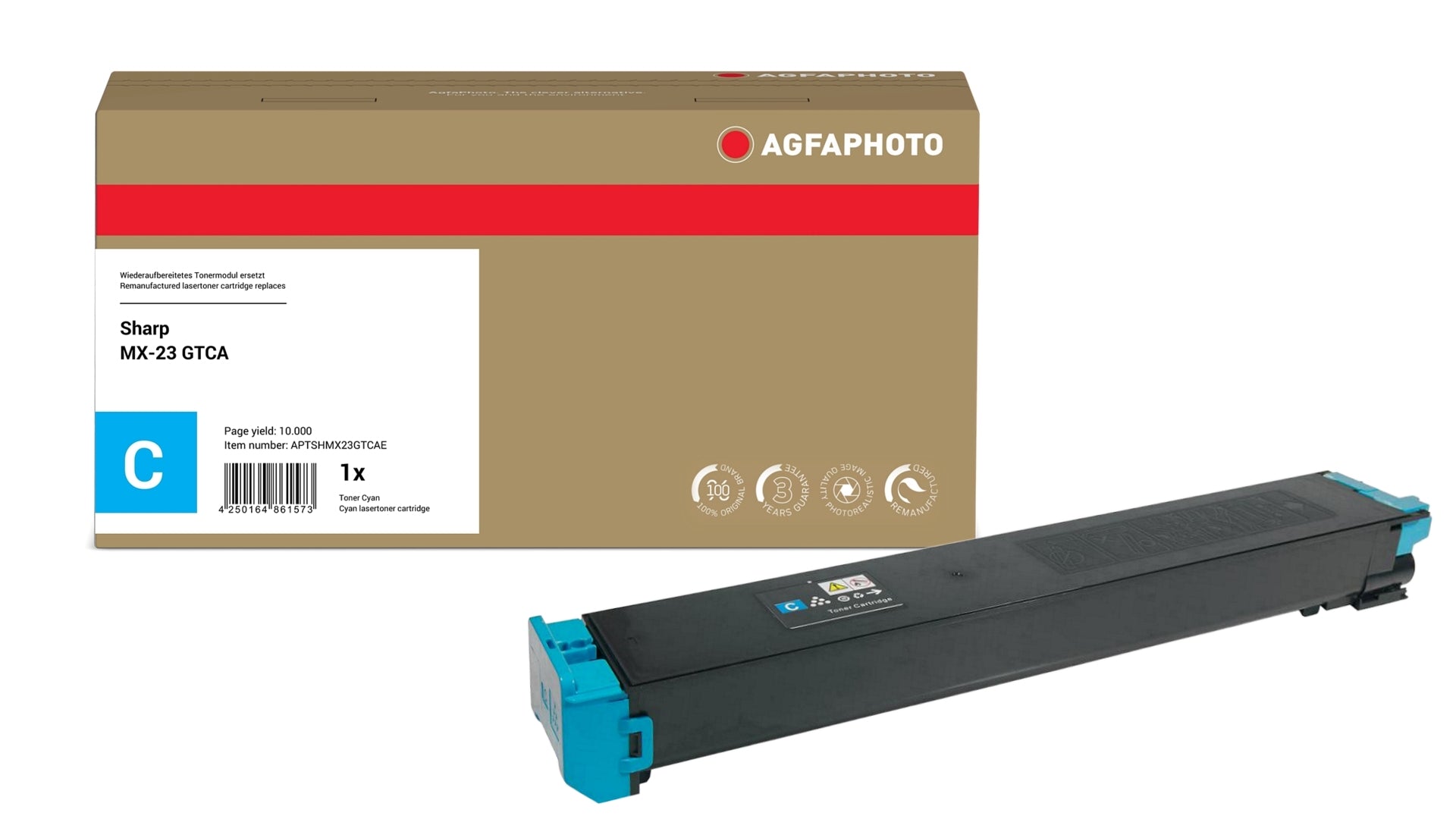 AgfaPhoto APTSHMX23GTCAE Lasertoner ersetzt Sharp MX-23 GTCA online bestellen