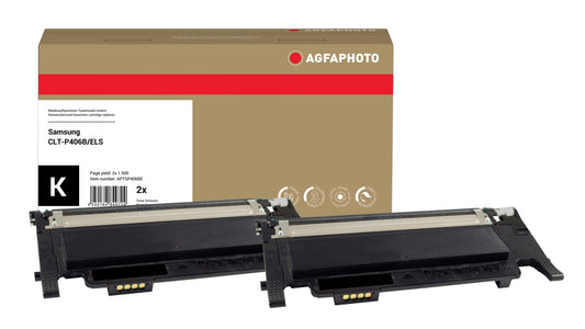AgfaPhoto APTSP406BE Doppelpack ersetzt Samsung CLT-P406B/ELS online bestellen