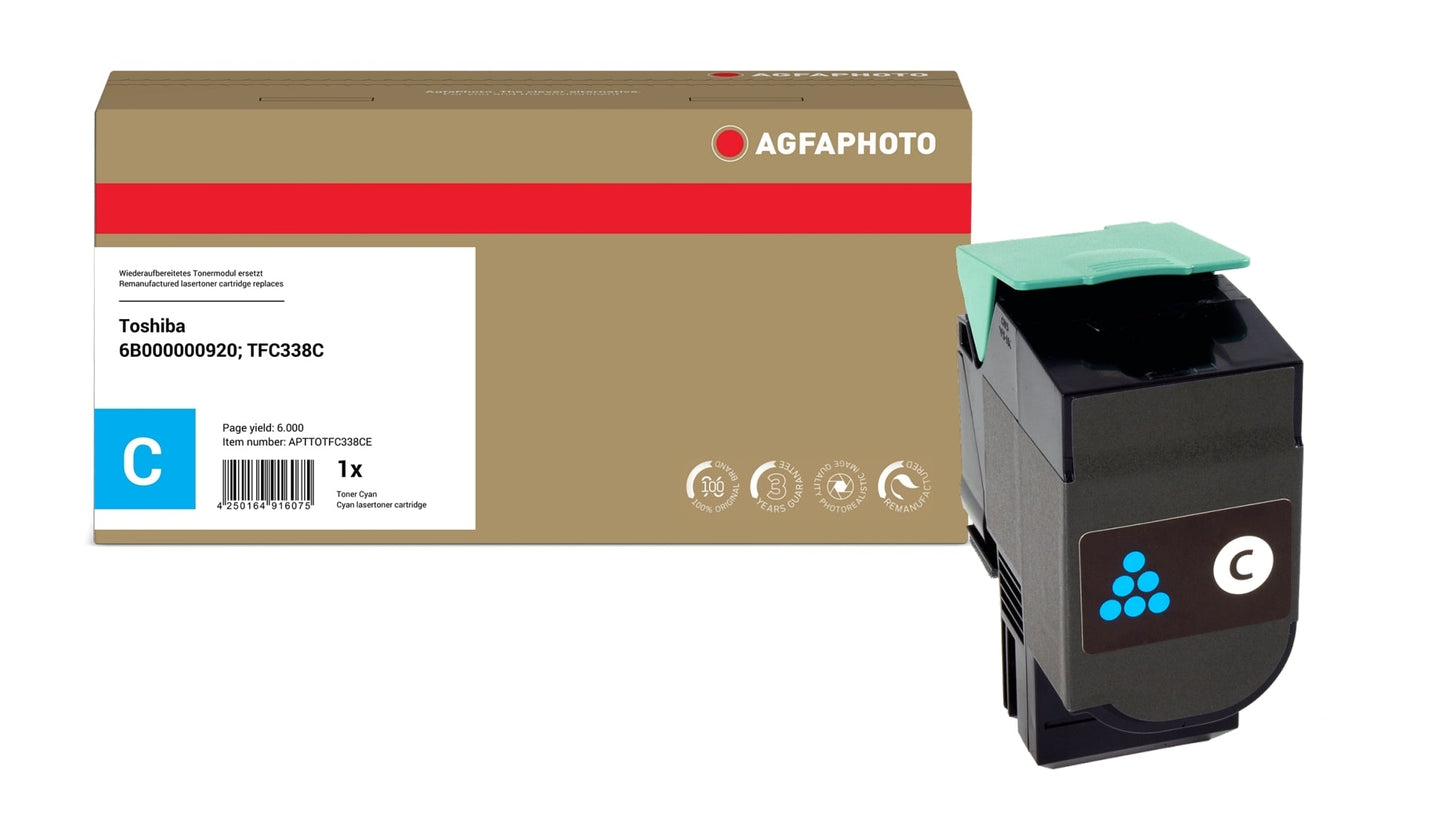 AgfaPhoto APTTOTFC338CE Lasertoner ersetzt Toshiba 6B000000920, TFC338C online bestellen