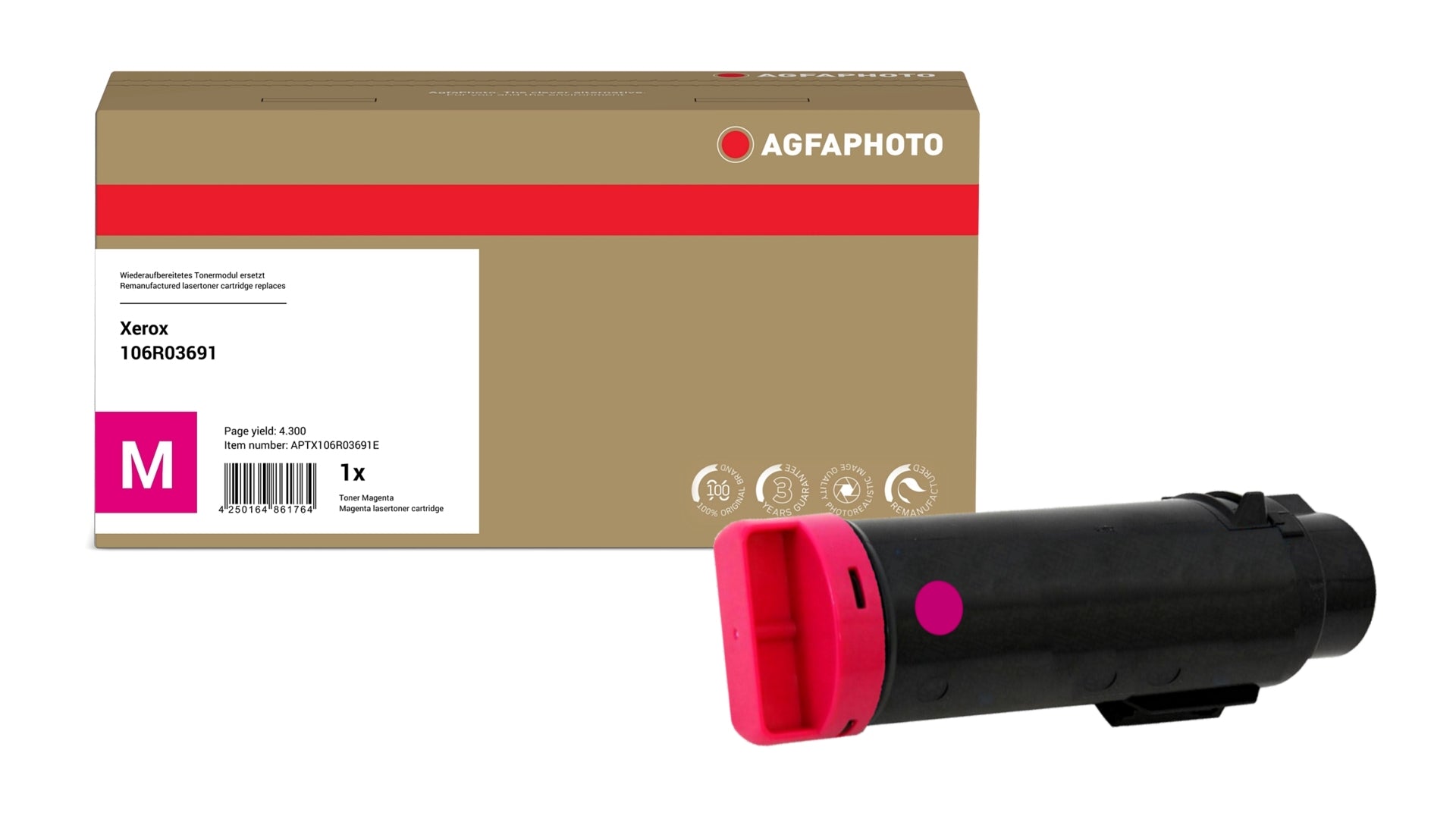 AgfaPhoto APTX106R03691E Lasertoner ersetzt Xerox 106R03691 online bestellen