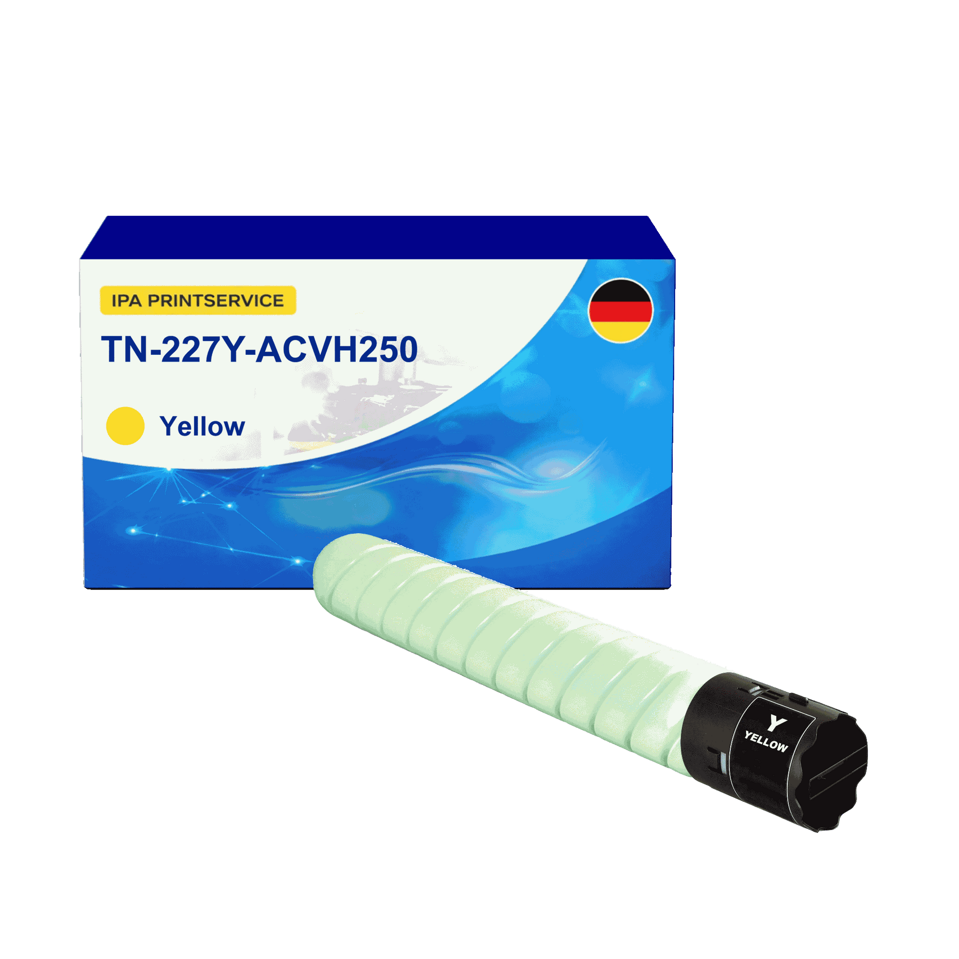 IPA Printservice IPATOBROTN227Y Lasertoner ersetzt Konica Minolta TN-227Y; ACVH250 online bestellen
