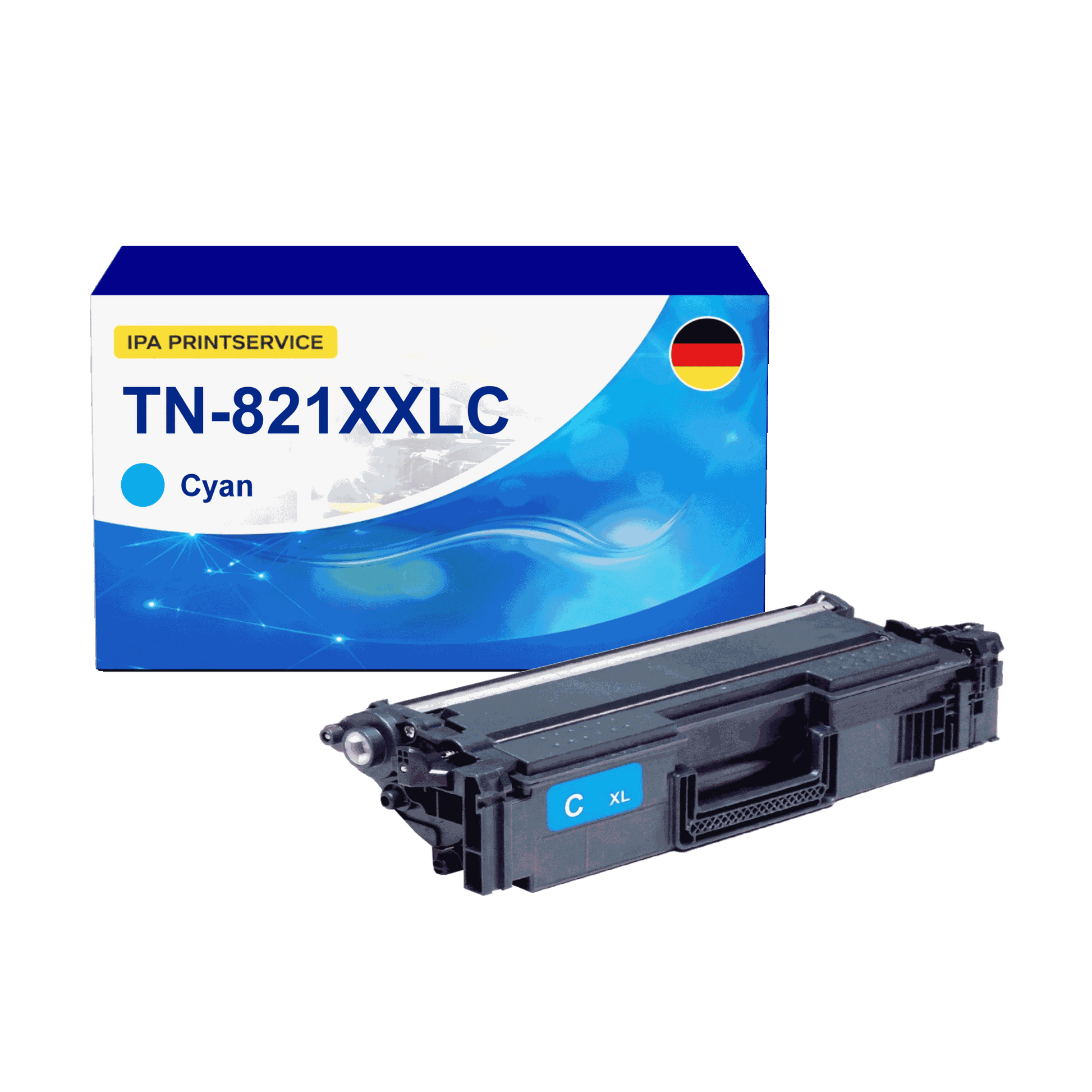 IPA Printservice IPATOBROTN821XXLC Lasertoner ersetzt Brother TN-821XXLC online bestellen