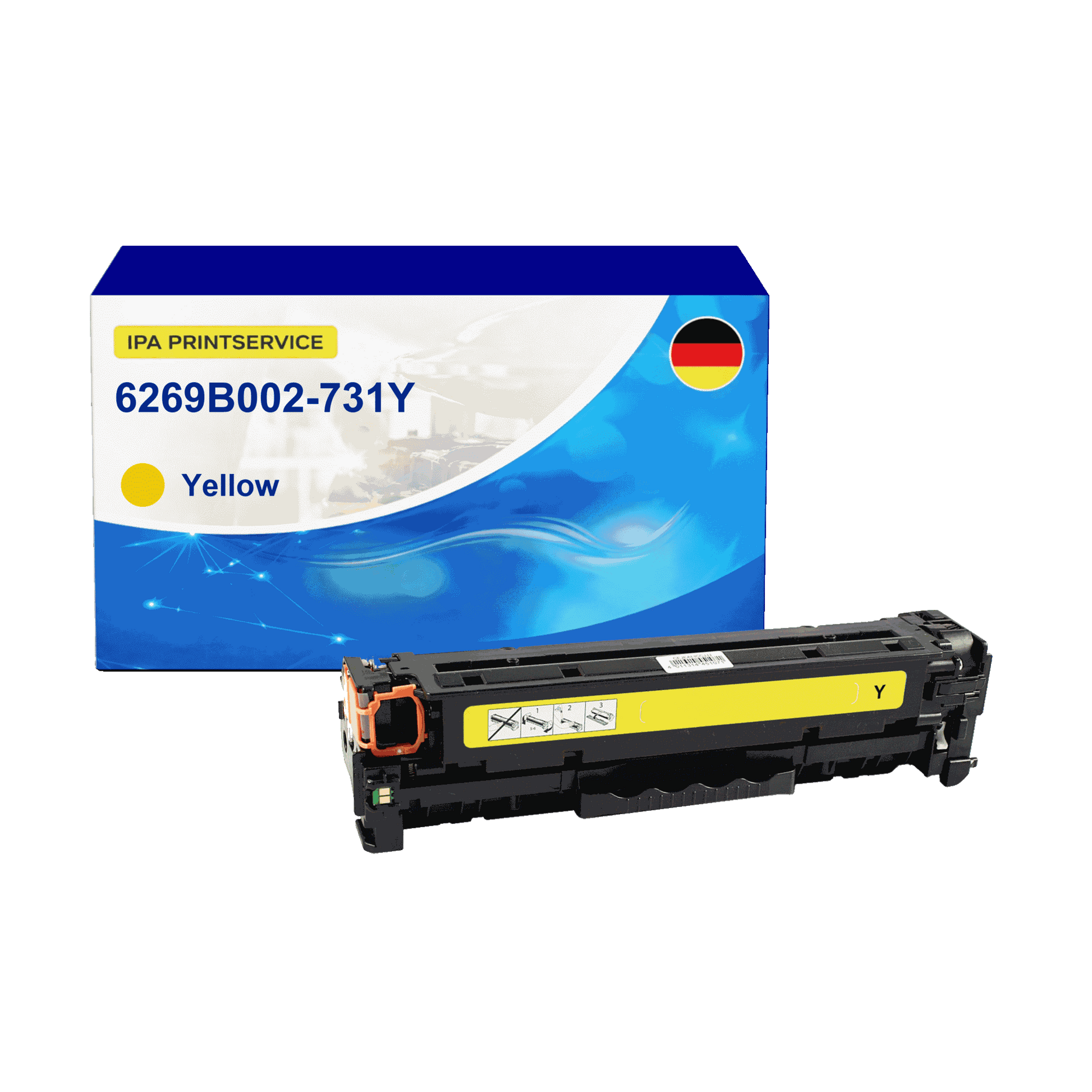 IPA Printservice IPATOCAN731Y Lasertoner ersetzt Canon 6269B002; 731 Y online bestellen