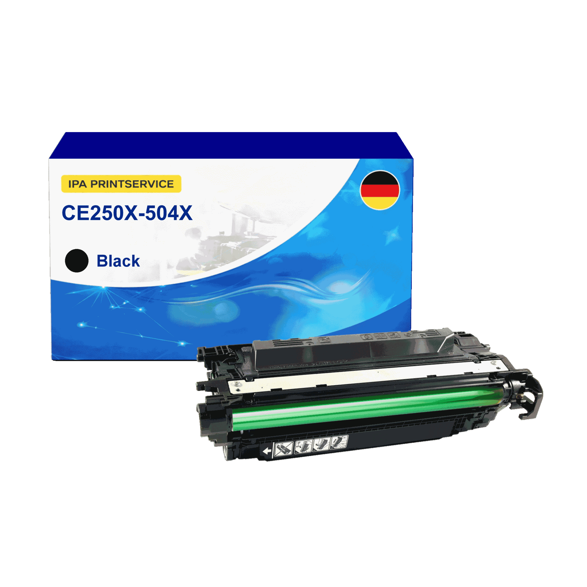 IPA Printservice IPATOHPCE250X Lasertoner ersetzt HP CE250X; 504X online bestellen