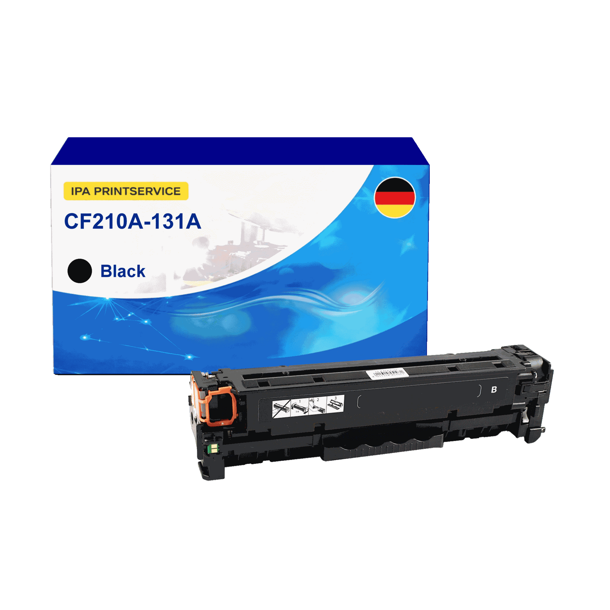 IPA Printservice IPATOHPCF210A Lasertoner ersetzt HP CF210A; 131A online bestellen
