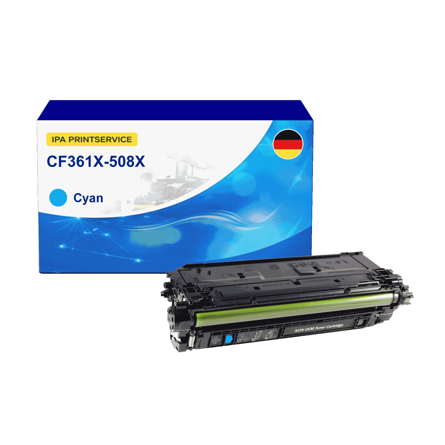 IPA Printservice IPATOHPCF361X Lasertoner ersetzt HP CF361X; 508X online bestellen