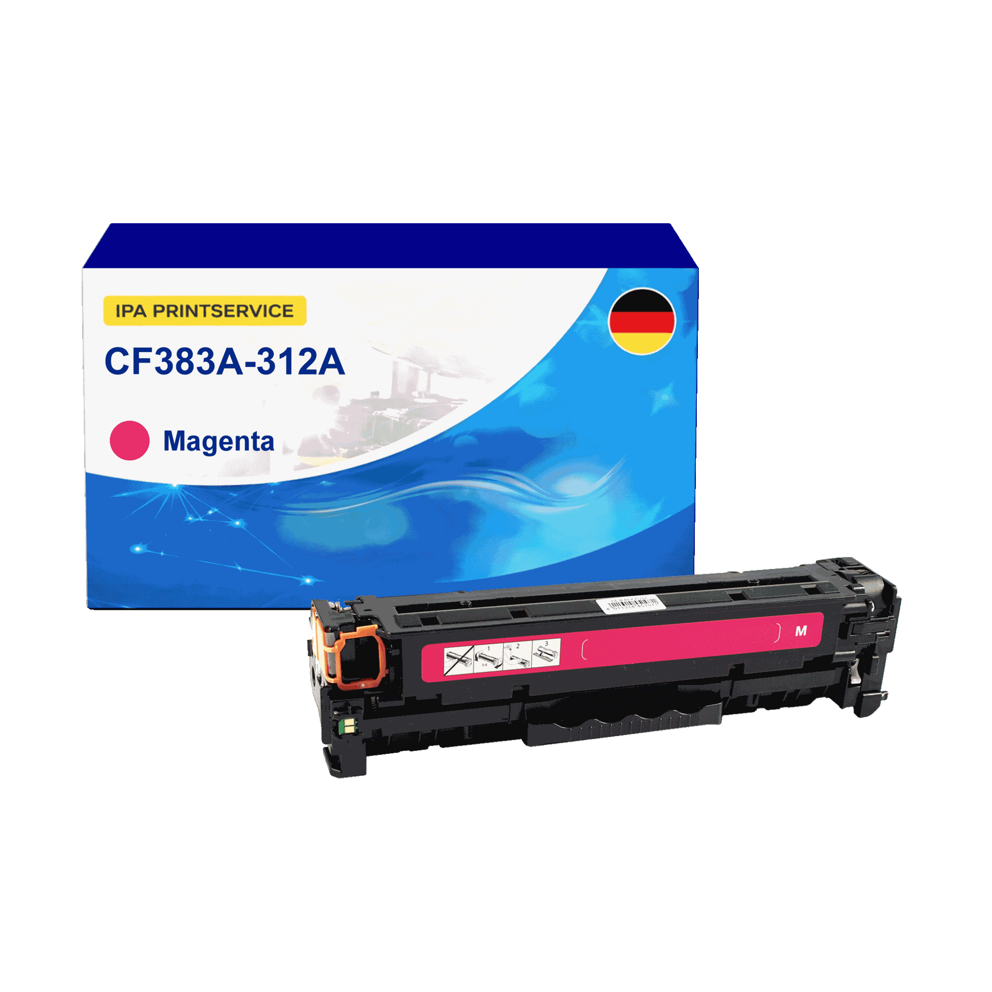 IPA Printservice IPATOHPCF383A Lasertoner ersetzt HP CF383A; 312A online bestellen