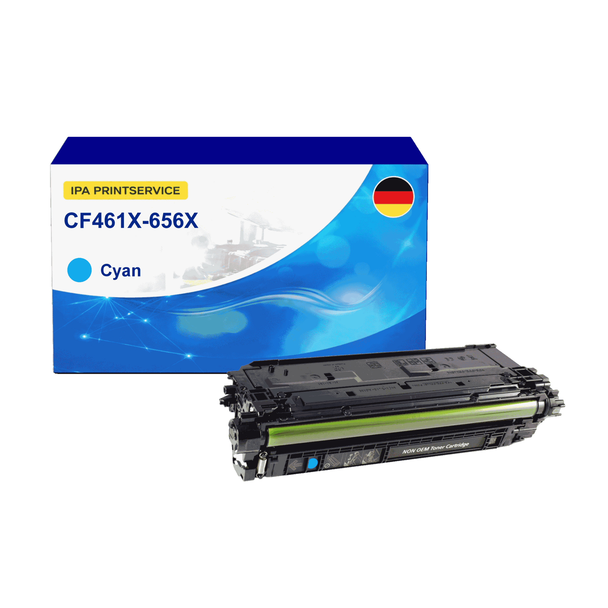 IPA Printservice IPATOHPCF461X Lasertoner ersetzt HP CF461X; 656X online bestellen