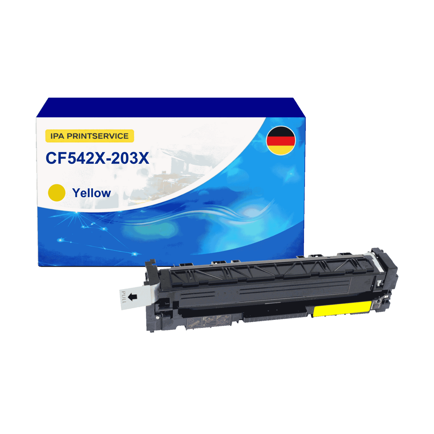 IPA Printservice IPATOHPCF542X Lasertoner ersetzt HP CF542X; 203X online bestellen