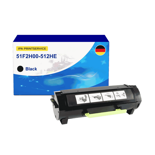 IPA Printservice IPATOLX51F2H00 Lasertoner ersetzt Lexmark 51F2H00; 512HE online bestellen
