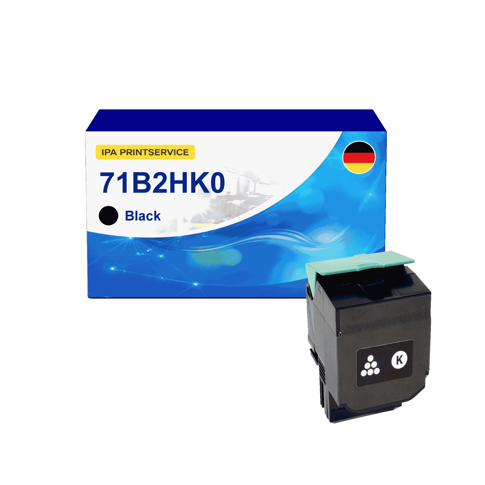 IPA Printservice IPATOLX71B2HK0 Lasertoner ersetzt Lexmark 71B2HK0 online bestellen