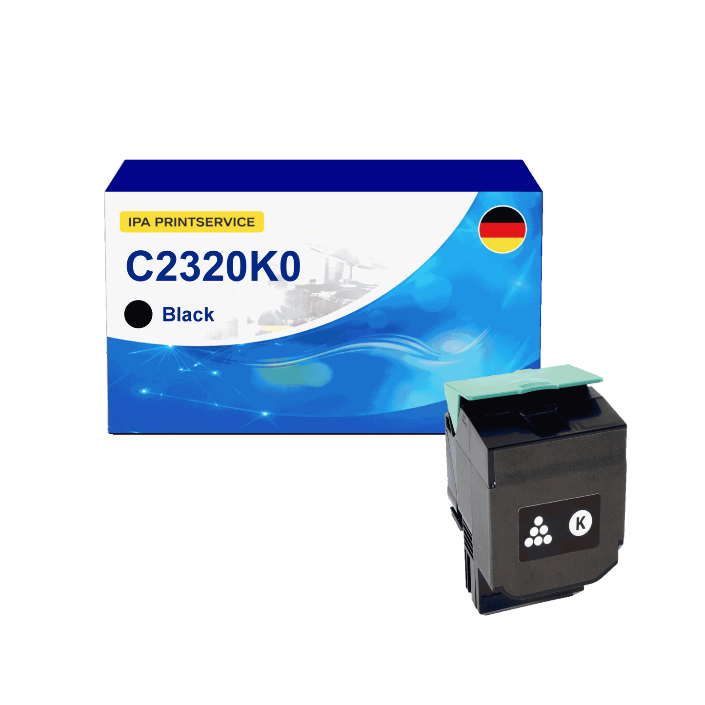 IPA Printservice IPATOLXC2320K0 Lasertoner ersetzt Lexmark C2320K0 online bestellen