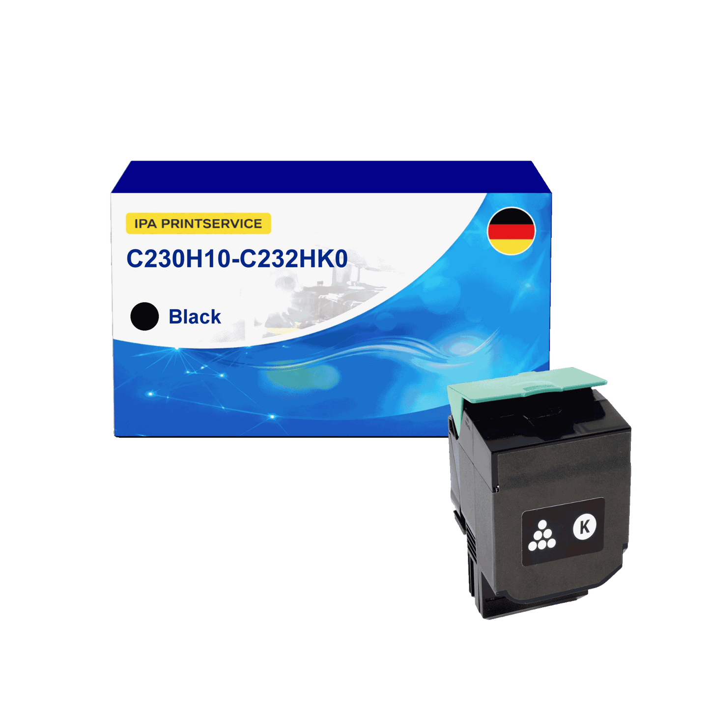 IPA Printservice IPATOLXC232HC0 Lasertoner ersetzt Lexmark C230H10; C232HK0 online bestellen